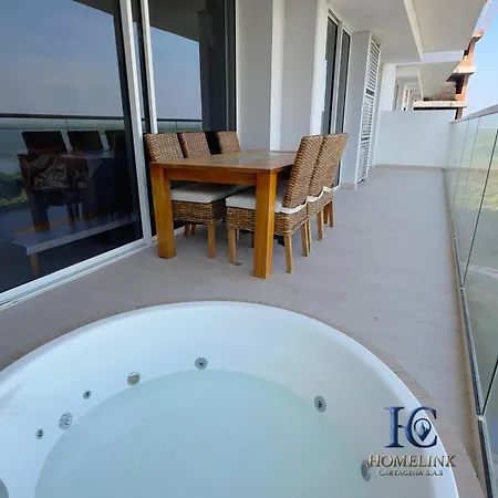 Luxury With Tub - Cielo Mar Apartment Cartagena